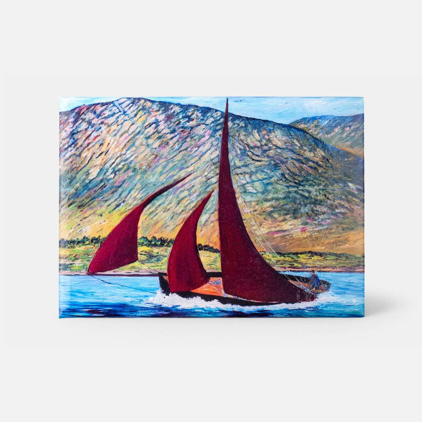 Galway Hooker by Aoife Dowd - Magnet - Spailpín