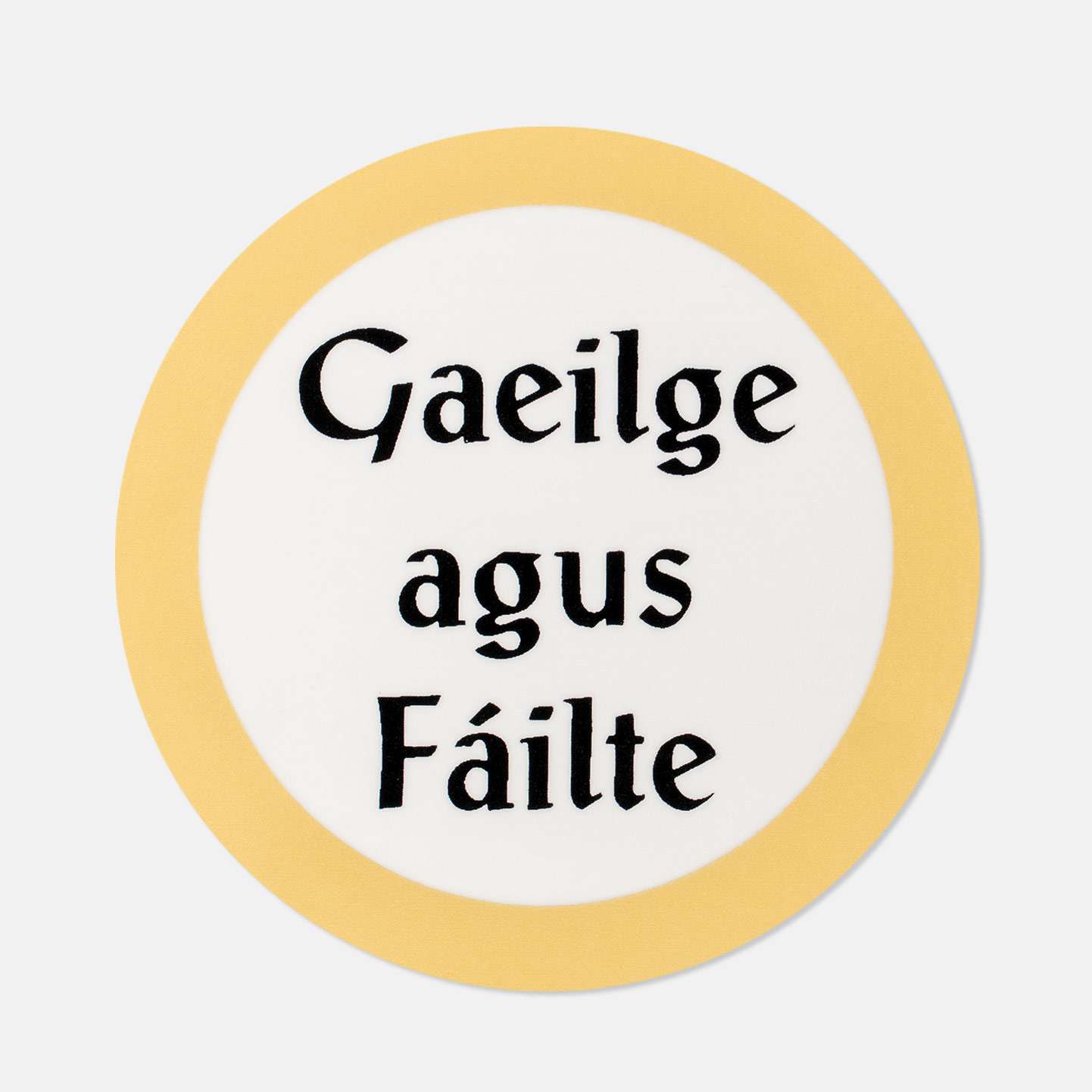 Gaeilge agus Fáilte - Sticker - Spailpín