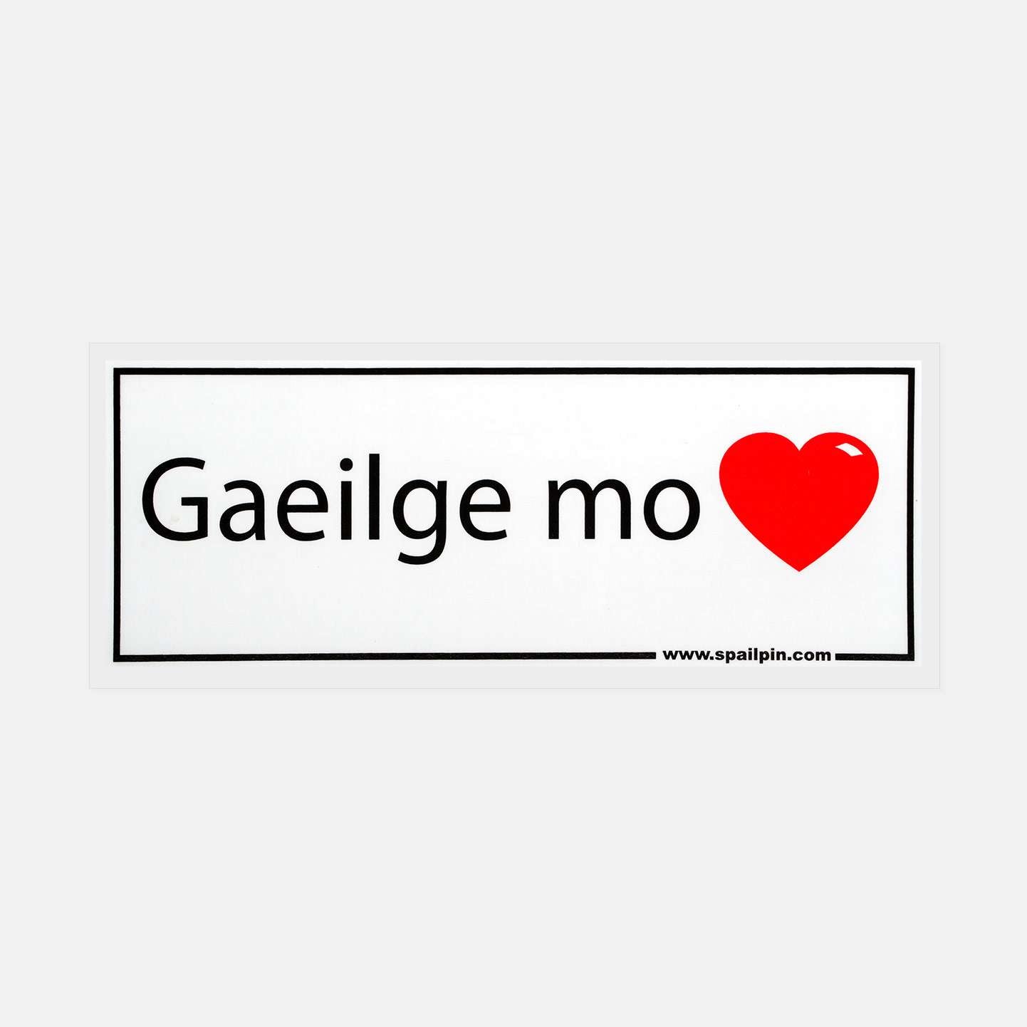 Gaeilge Mo Chroí - Sticker - Spailpín