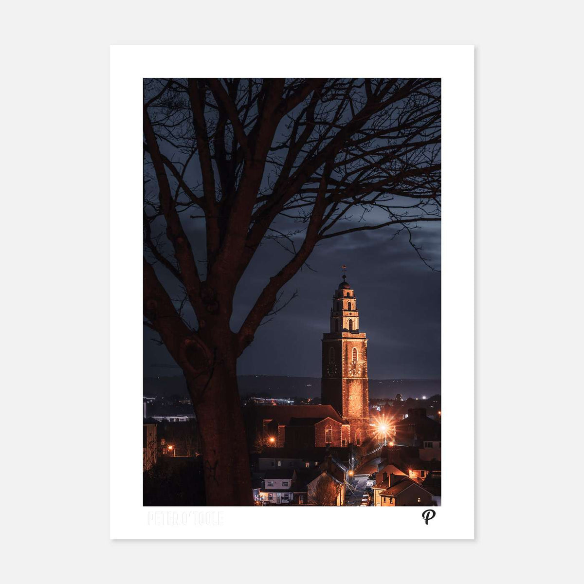 Golden Glow of Shandon Print - Spailpín - A4 Print