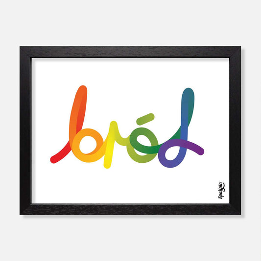 Bród - Print - Spailpín - A5 Framed