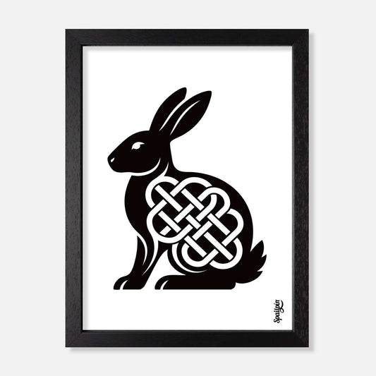 Giorria Ceilteach - Print - Spailpín - A5 Framed