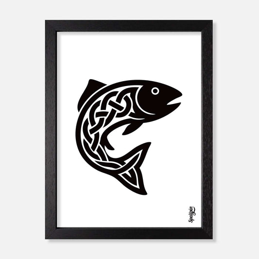 Bradán Ceilteach - Print - Spailpín - A5 Framed