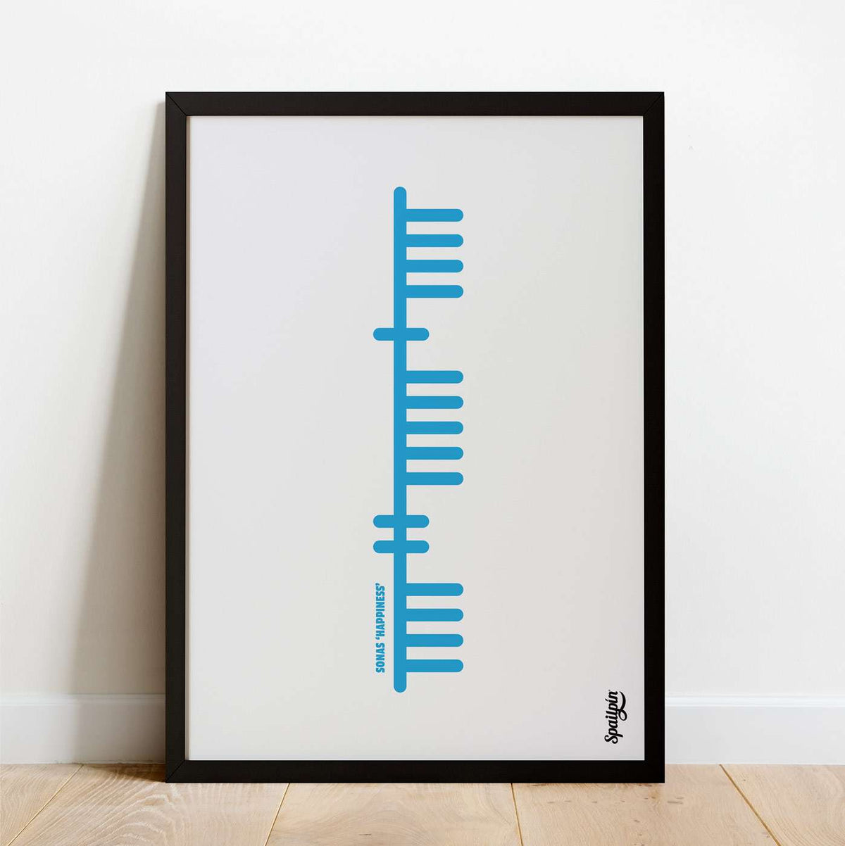 Ogham Sonas - Print - Spailpín