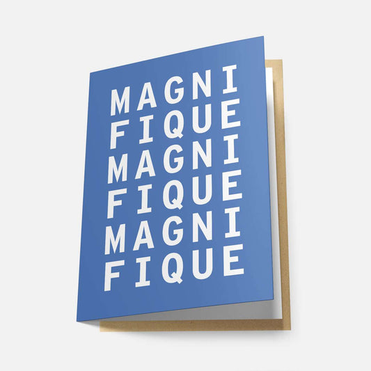 Magnifique (Rainbow Series) - Greeting Card - Spailpín - Navy