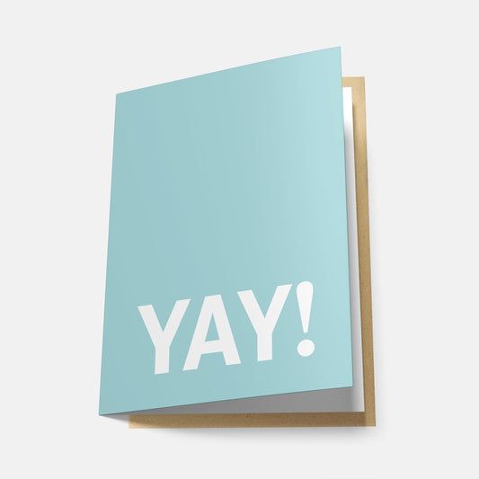 Yay! (Rainbow Series) - Greeting Card