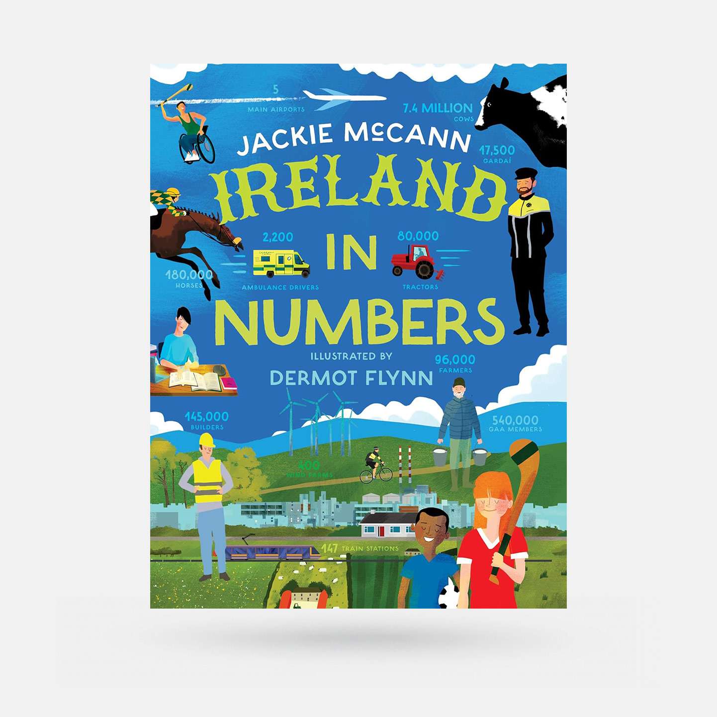 Ireland in Numbers by Jackie McCann - Book - Spailpín
