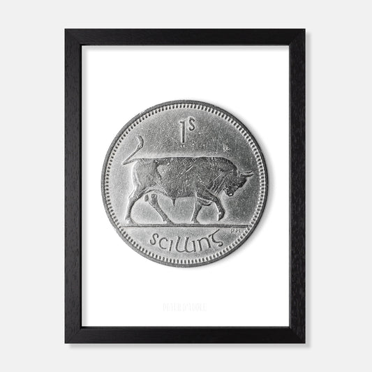 One Scilling Bull Coin - Prionta