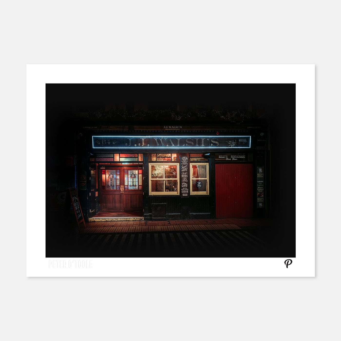 JJ Walsh's Pub Print - Spailpín - A4 Print