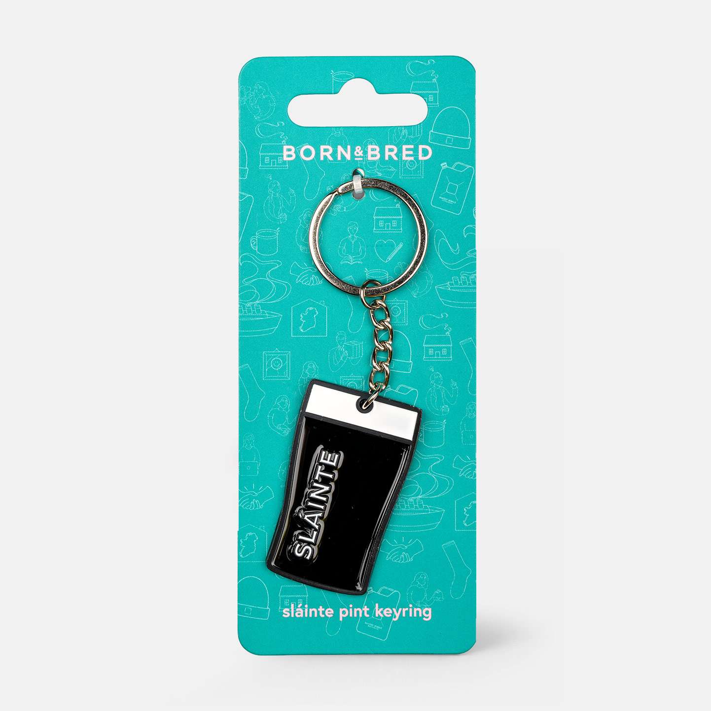 Sláínte Pint - Keyring - Spailpín