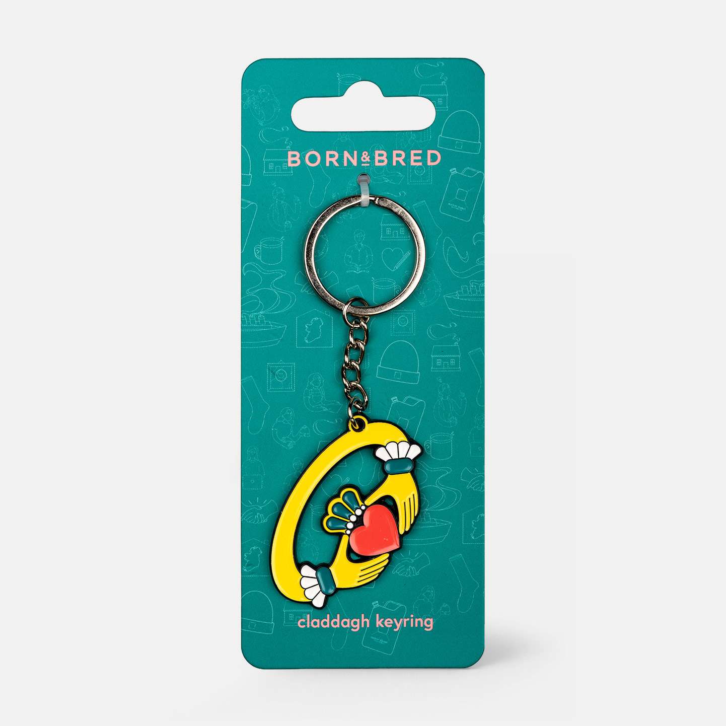 Claddagh - Keyring - Spailpín