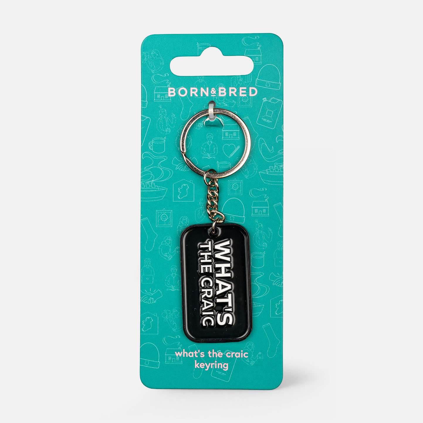 What's the Craic? - Keyring - Spailpín