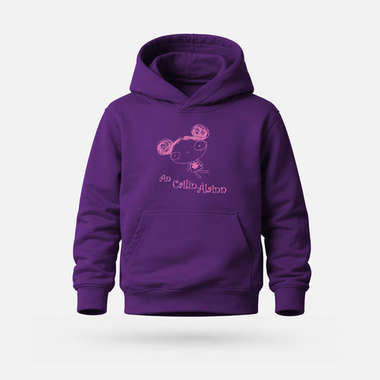 An Cailín Álainn - Kids' Hoodie - Spailpín - 1-2 Years / Purple