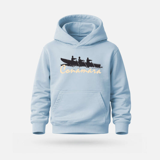 Conamara Curach - Kids' Hoodie - Spailpín - 1-2 Years / Ice Blue