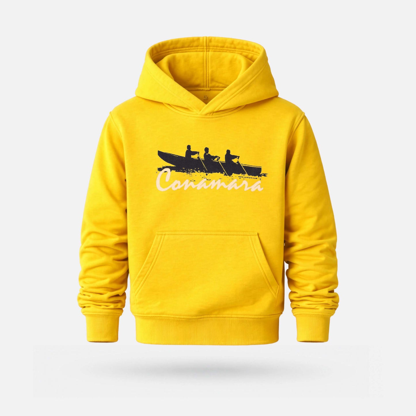 Conamara Curach - Kids' Hoodie - Spailpín - 1-2 Years / Yellow