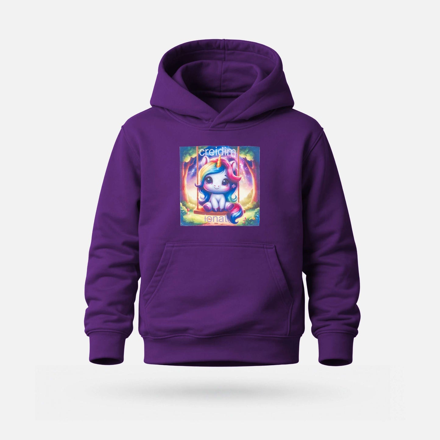 Credim Ionat - Kids' Hoodie - Spailpín - 3-4 Years / Purple