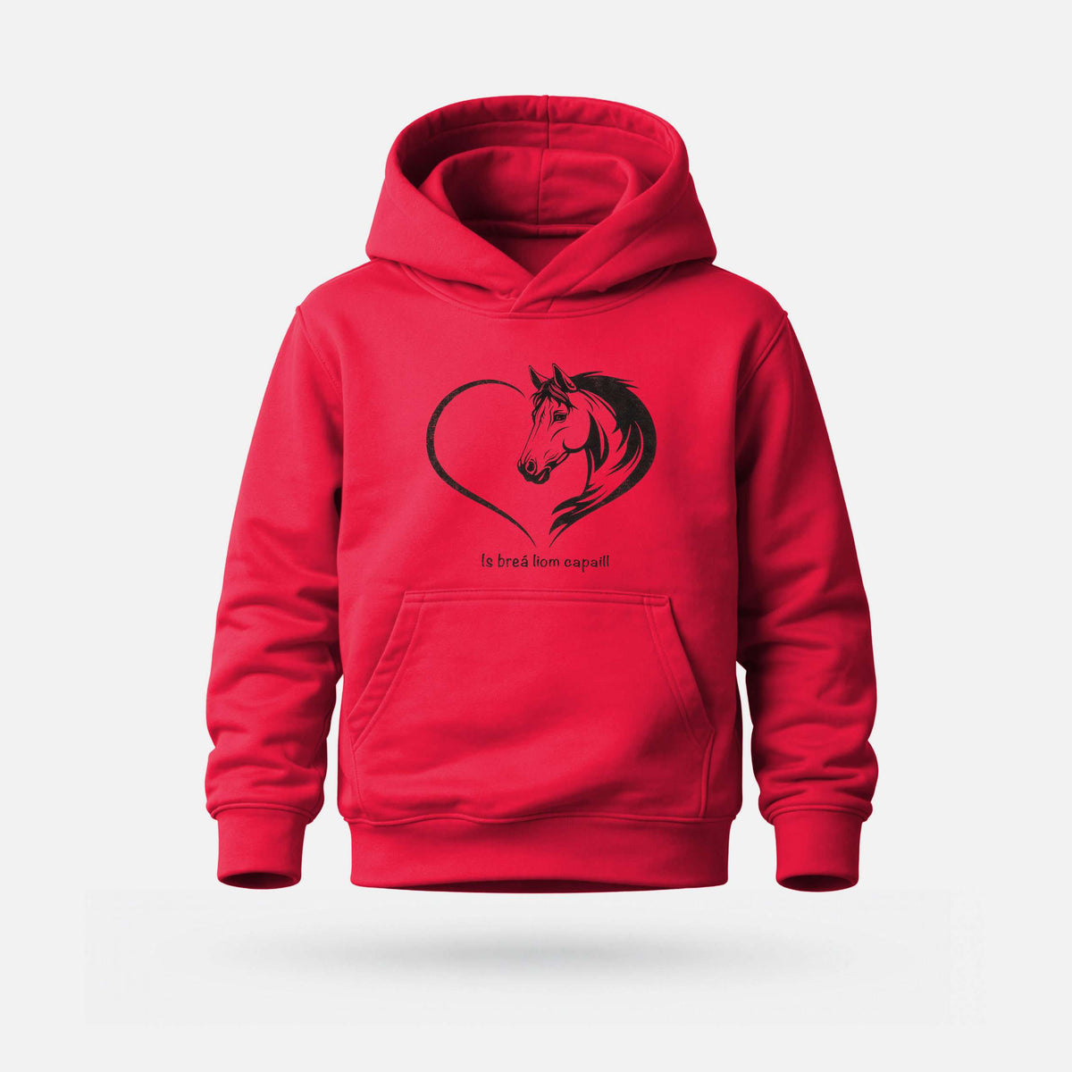 Is Breá Liom Capaill - Kids' Hoodie - Spailpín - 7-8 Years / Fuchsia 3