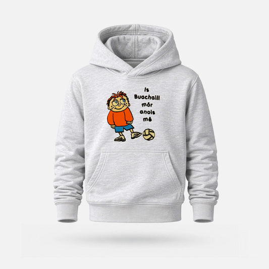 Is Buachaill Mór Anois Mé - Kids' Hoodie - Spailpín - 1-2 Years / Grey Melange