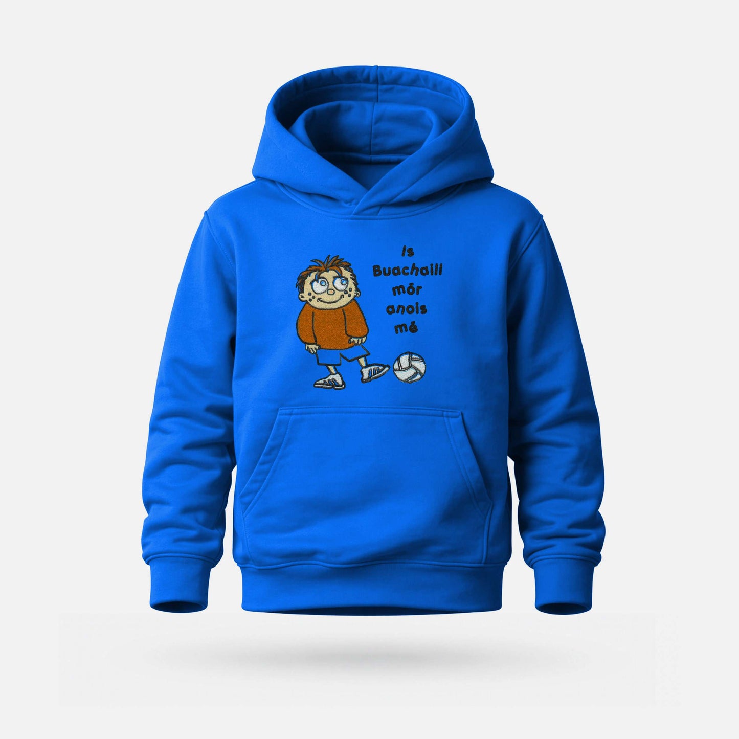 Is Buachaill Mór Anois Mé - Kids' Hoodie - Spailpín - 1-2 Years / Royal Blue