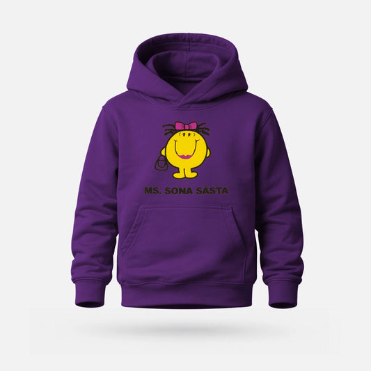Ms. Sona Sásta - Kids' Hoodie - Spailpín - 1-2 Years / Purple
