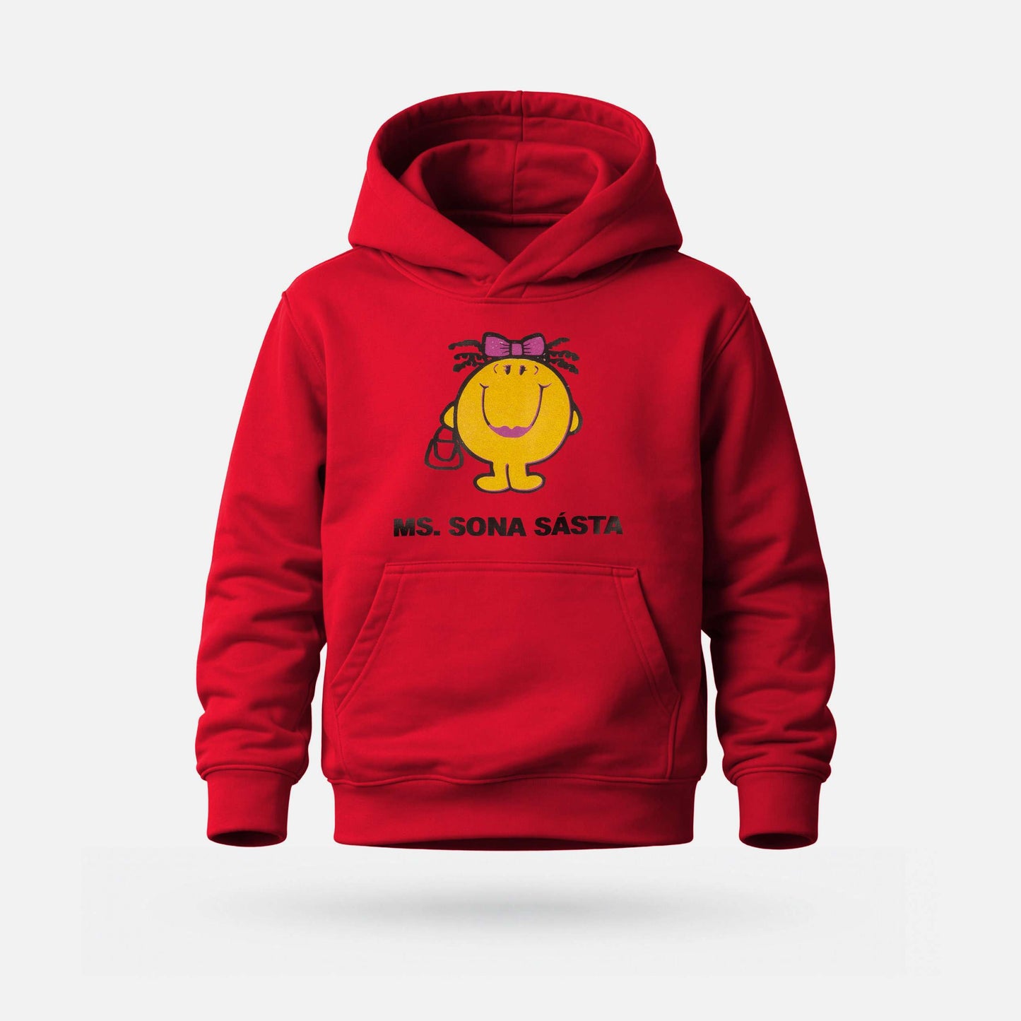 Ms. Sona Sásta - Kids' Hoodie - Spailpín - 1-2 Years / Red