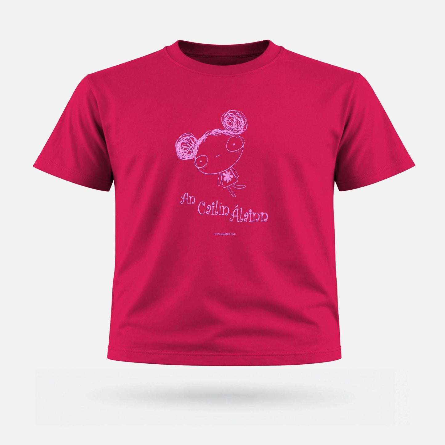 An Cailín Álainn - Kids' T-Shirt - Spailpín - 0-3 Months / Fuchsia 2