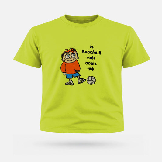 Is Buachaill Mór Anois Mé - Kids' T-Shirt - Spailpín - 0-3 Months / Apple Green