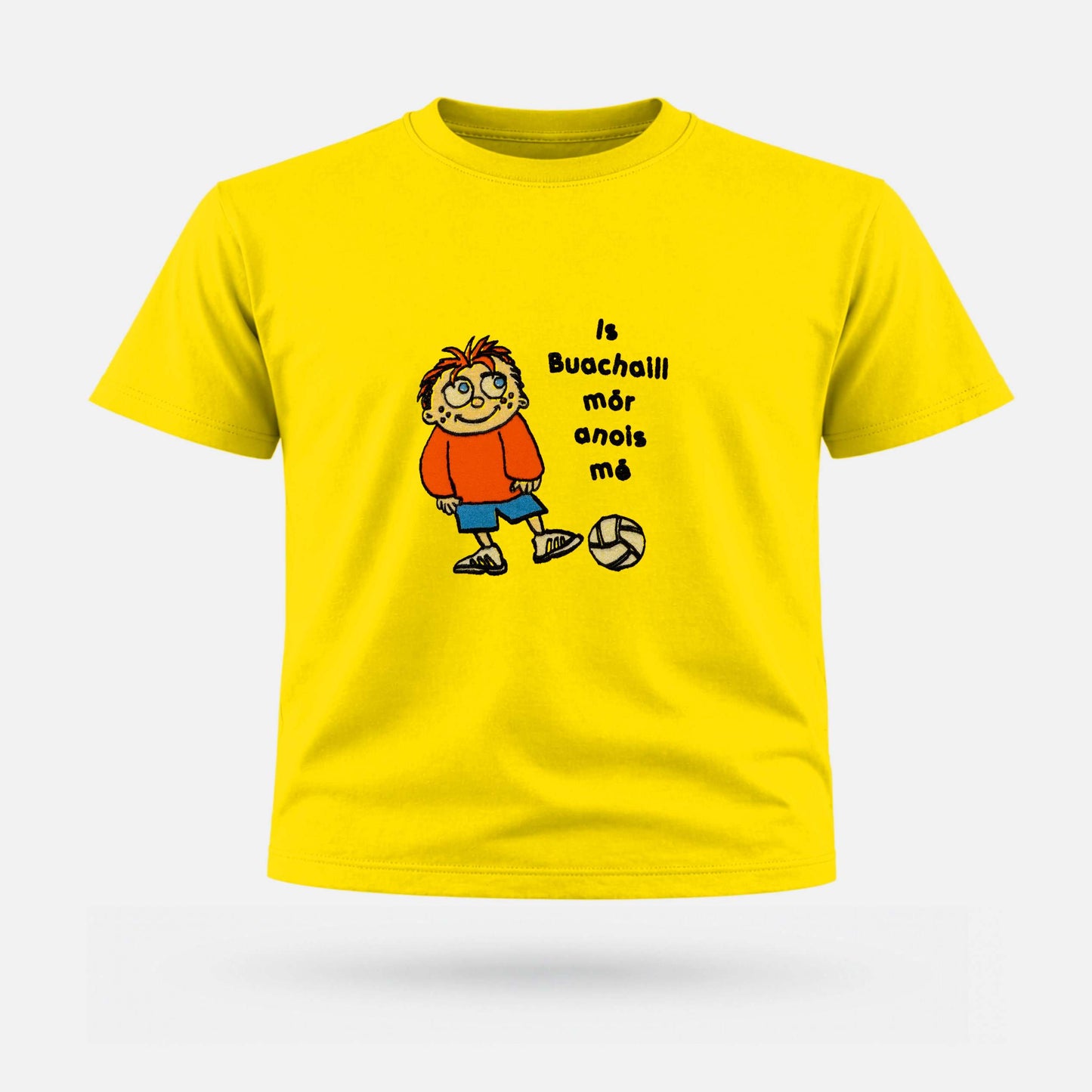 Is Buachaill Mór Anois Mé - Kids' T-Shirt - Spailpín - 0-3 Months / Yellow