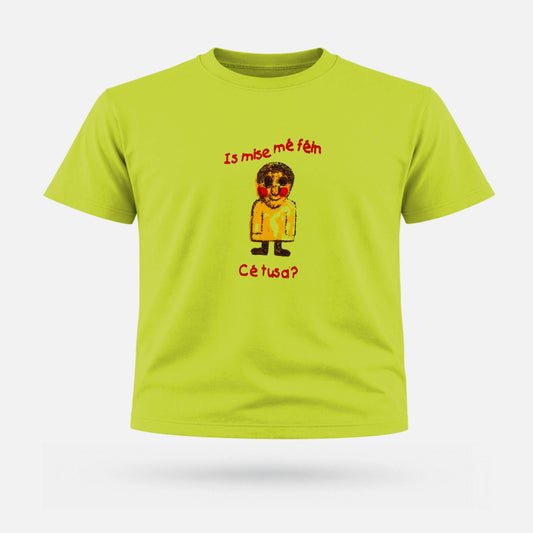 Is Mise Mé Féin, Cé Tusa? - Kids' T-Shirt - Spailpín - 0-3 Months / Apple Green