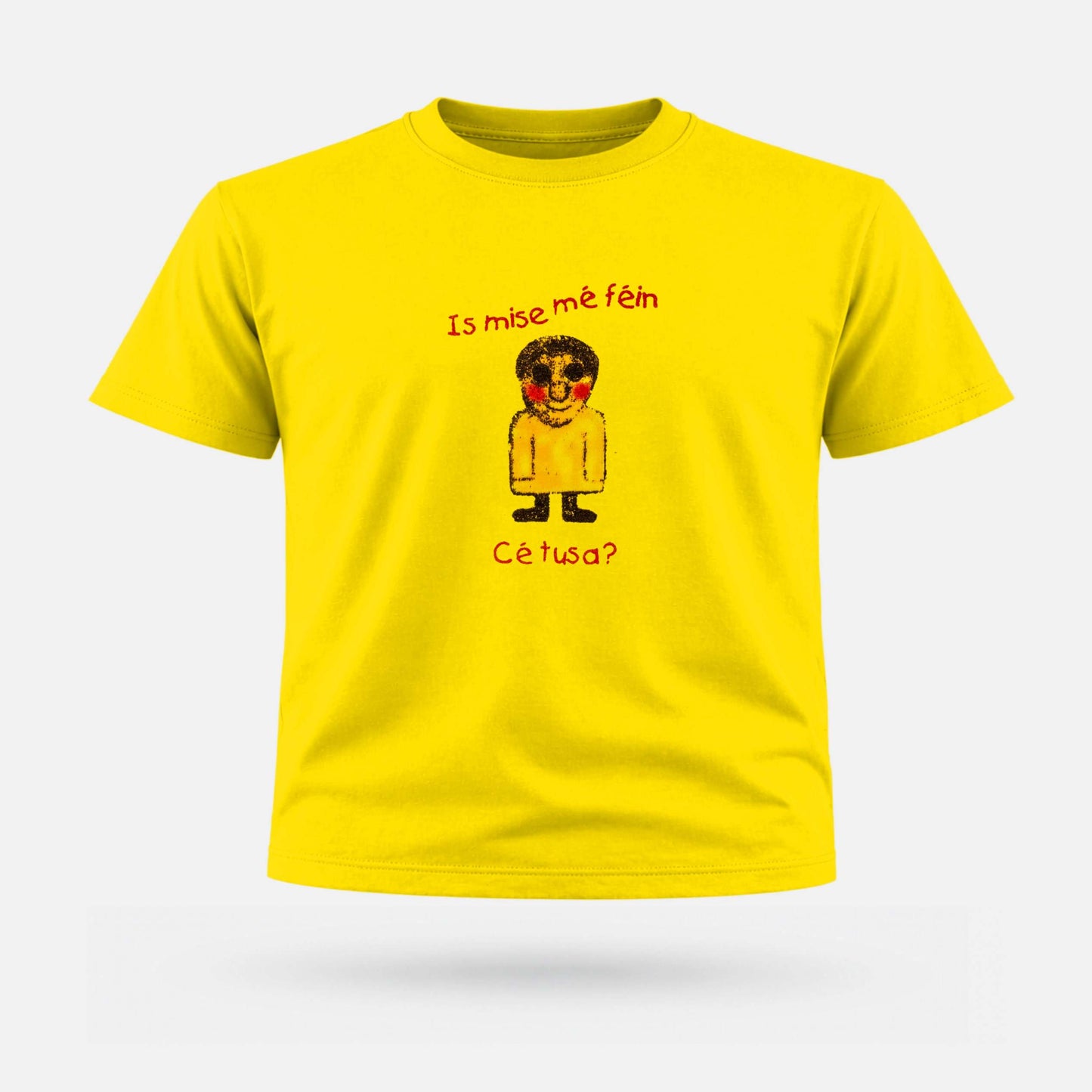 Is Mise Mé Féin, Cé Tusa? - Kids' T-Shirt - Spailpín - 0-3 Months / Yellow