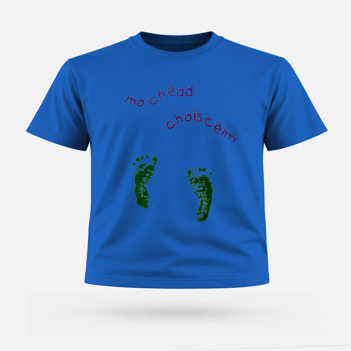 Mo Chéad Choiscéim - Kids' T-Shirt - Spailpín - 0-3 Months / Royal Blue