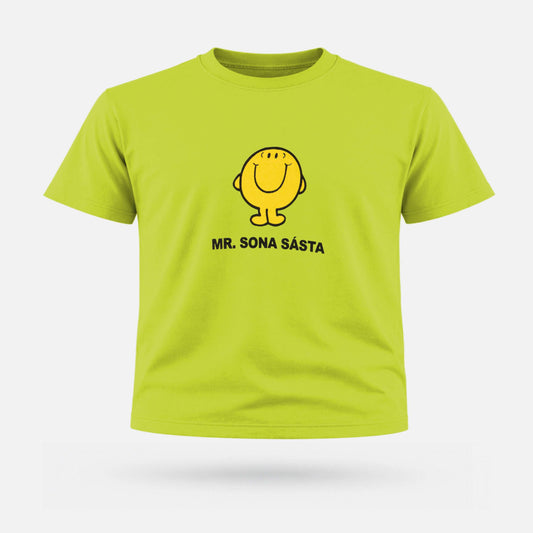 Mr. Sona Sásta - Kids' T-Shirt - Spailpín - 0-3 Months / Apple Green