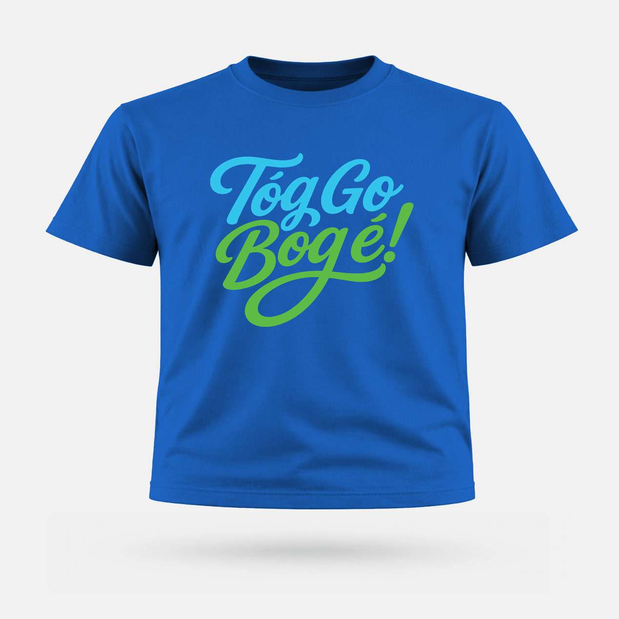 Tóg Go Bog É! 2026 - Kids' T-Shirt - Spailpín - 1-2 Years / Royal Blue