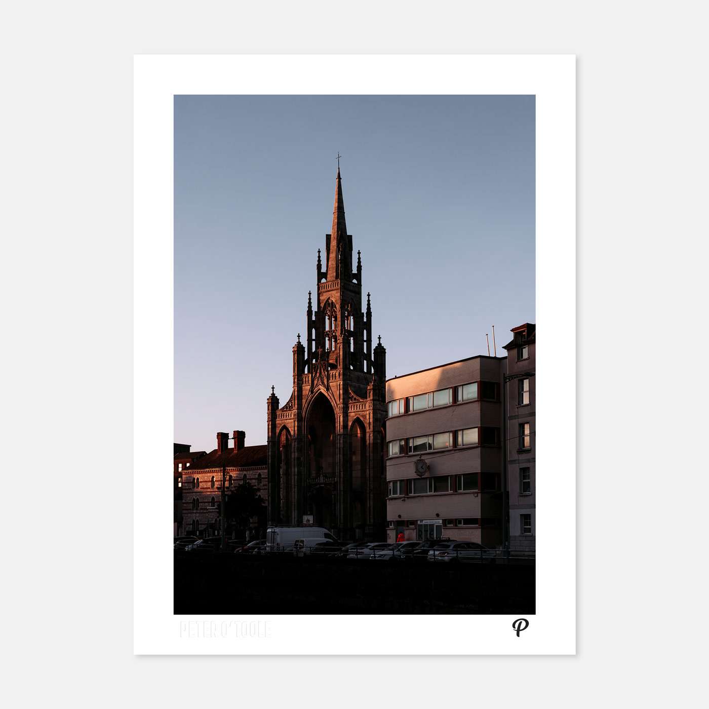 Father Matthew's Quay Last Light Print - Spailpín - A4 Print