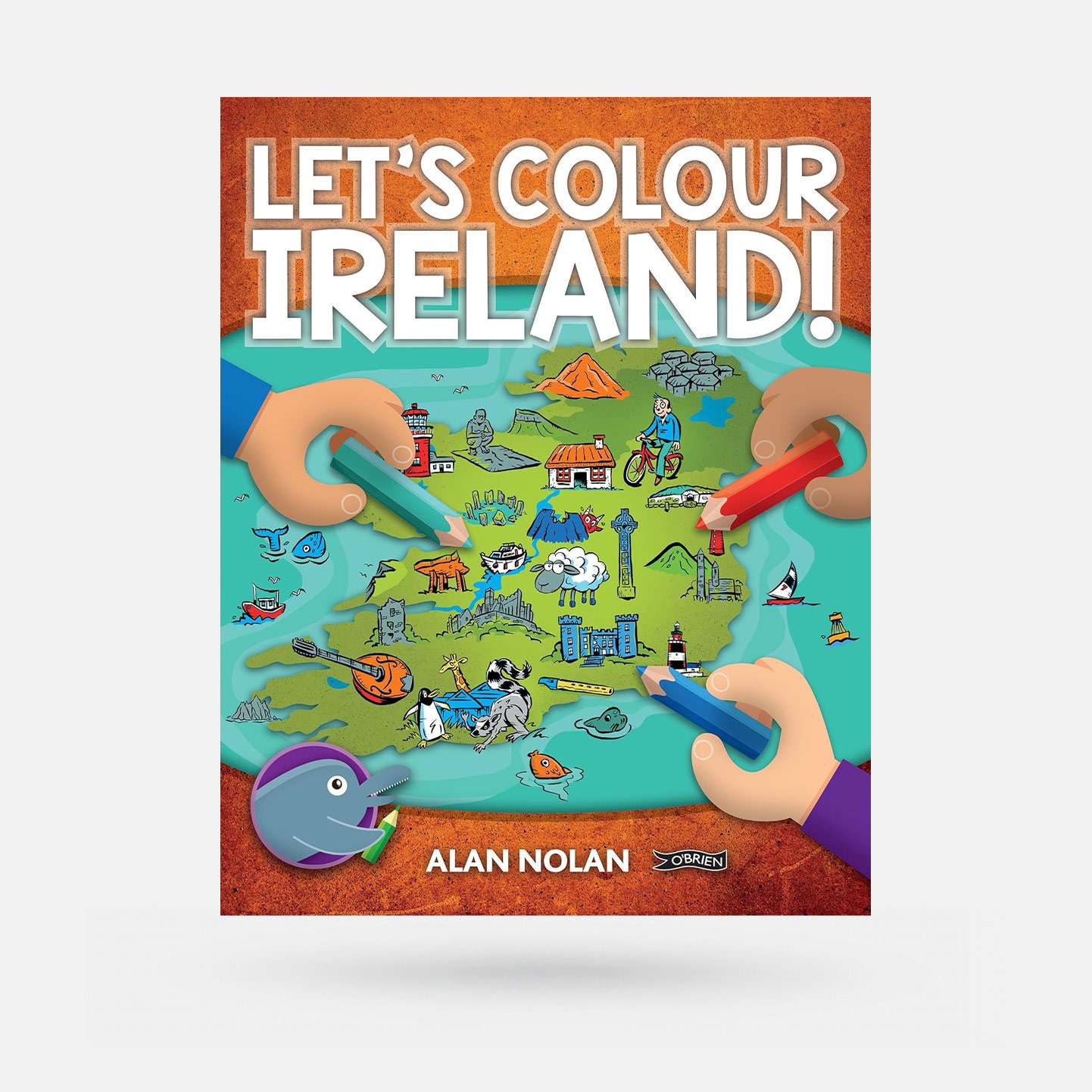 Let's Colour Ireland! by Alan Nolan - Book - Spailpín