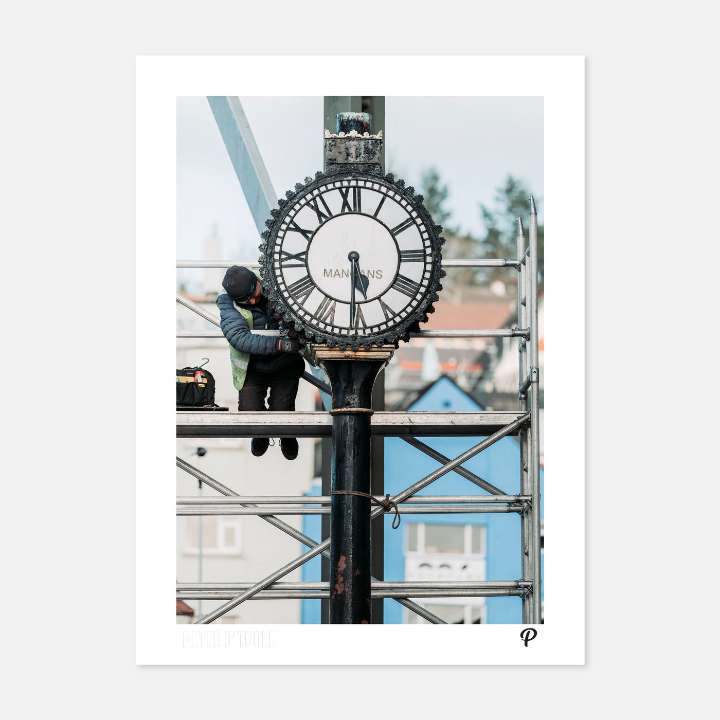 Mangan's Clock Being Repaired - Prionta
