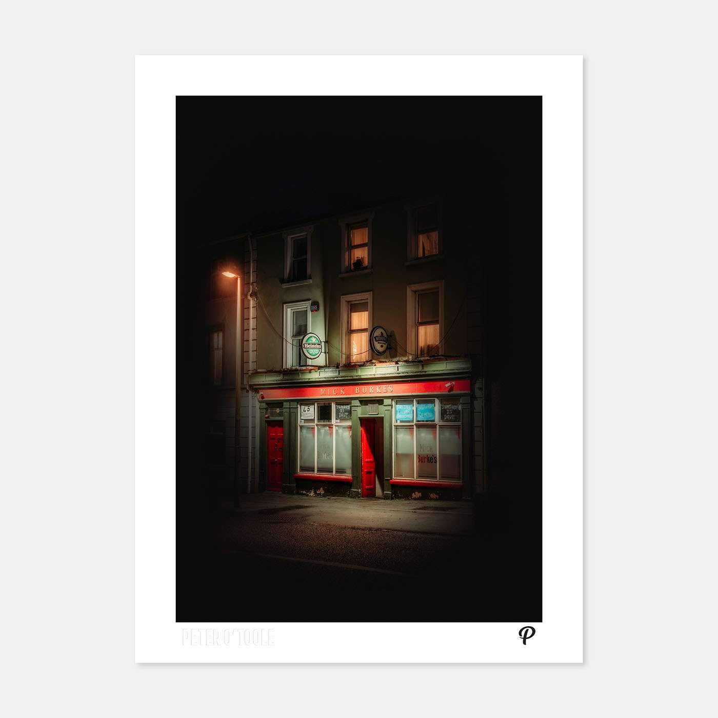 Mick Burke's Pub Print - Spailpín - A4 Print