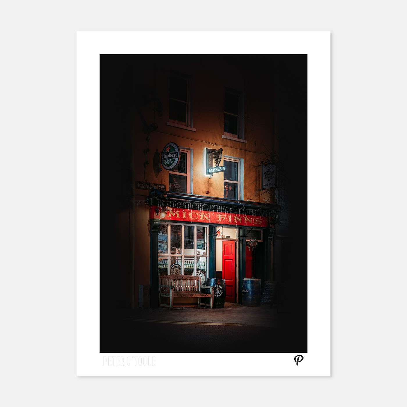 Mick Finns Pub Print - Spailpín - A4 Print
