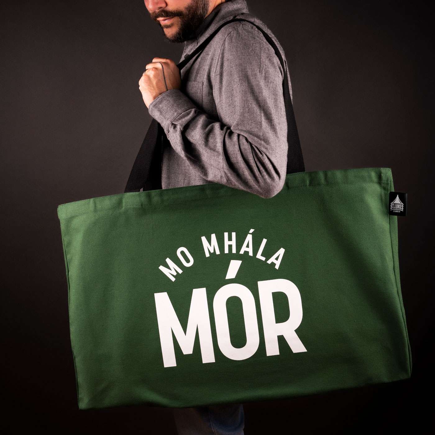 Mo Mhála Mór! Oversized Tote Bag - Spailpín