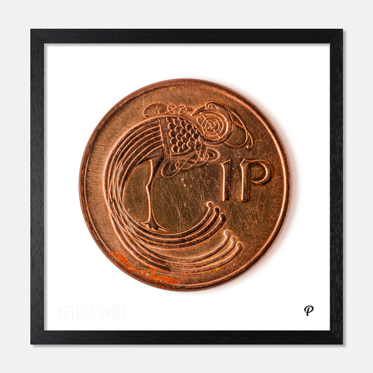 One Penny Coin Print