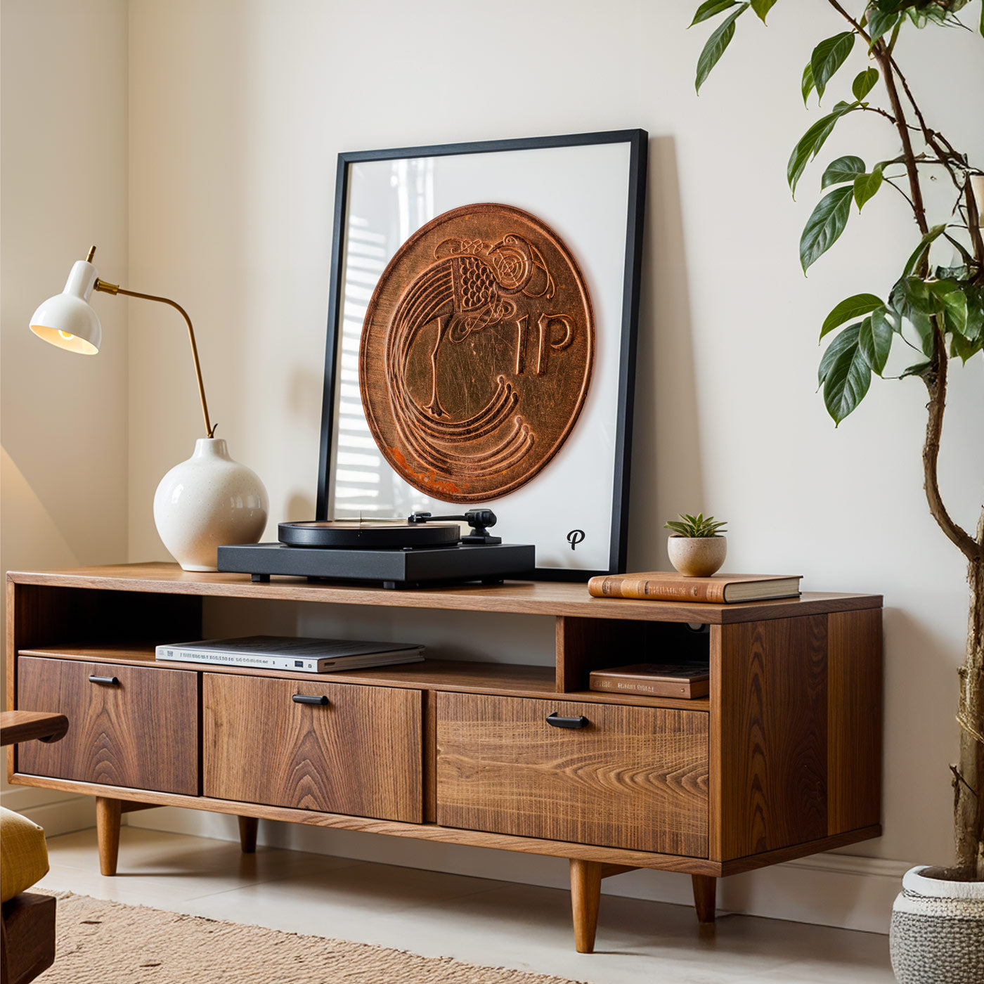 One Penny Coin Print