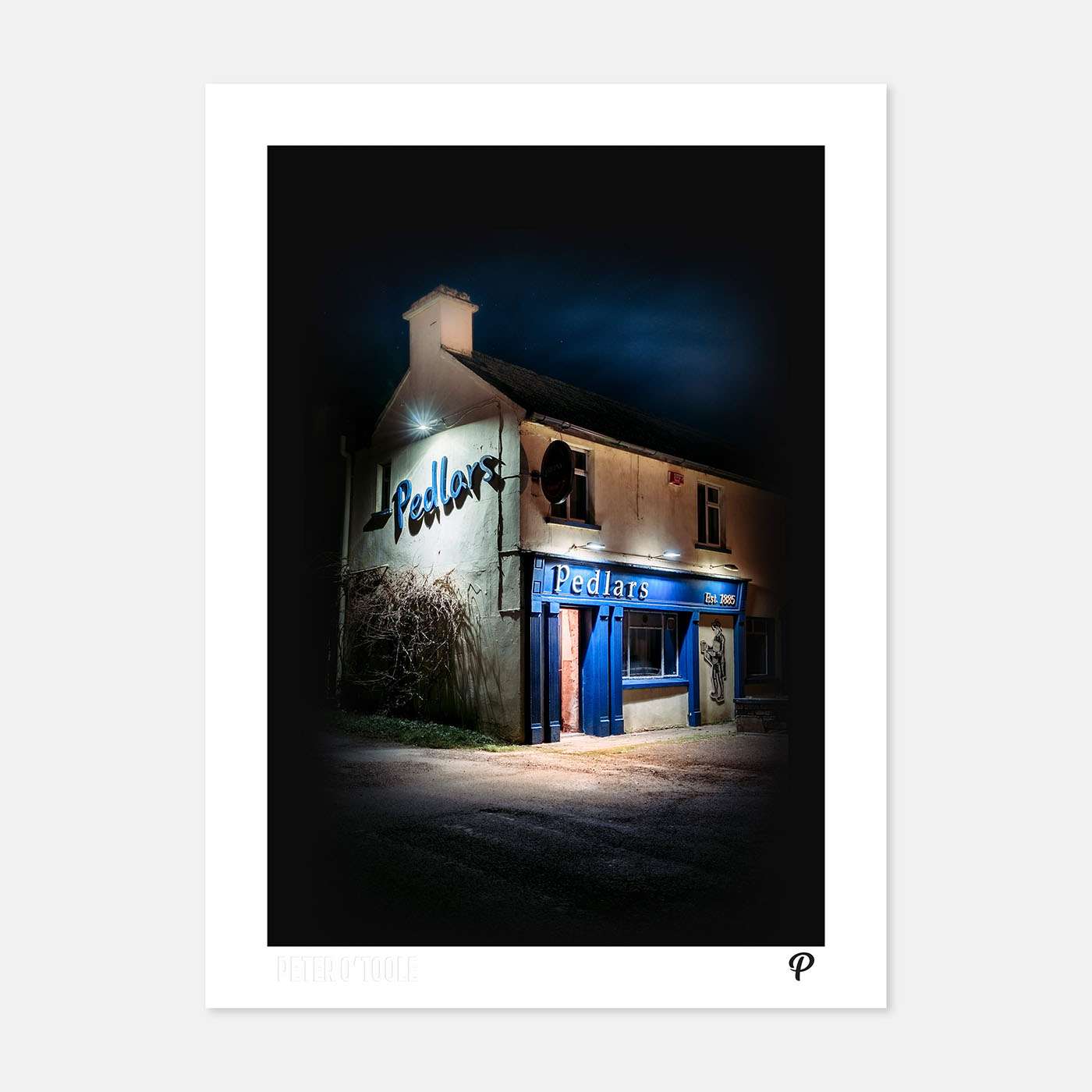 Pedlar's Cross Bar Pub Print - Spailpín - A4 Print