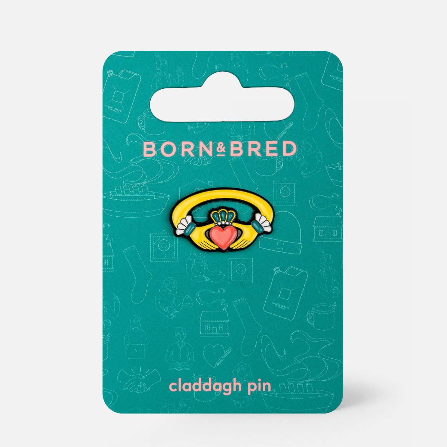 Claddagh - Pin - Spailpín