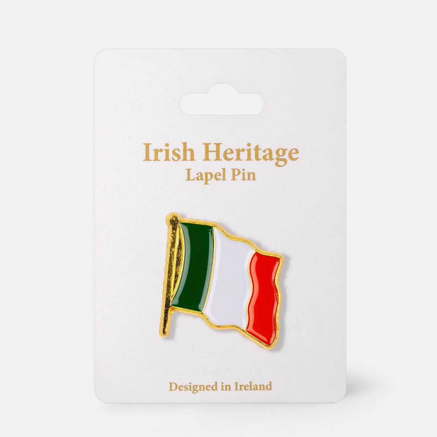 Tri-Colour Irish Flag - Pin - Spailpín