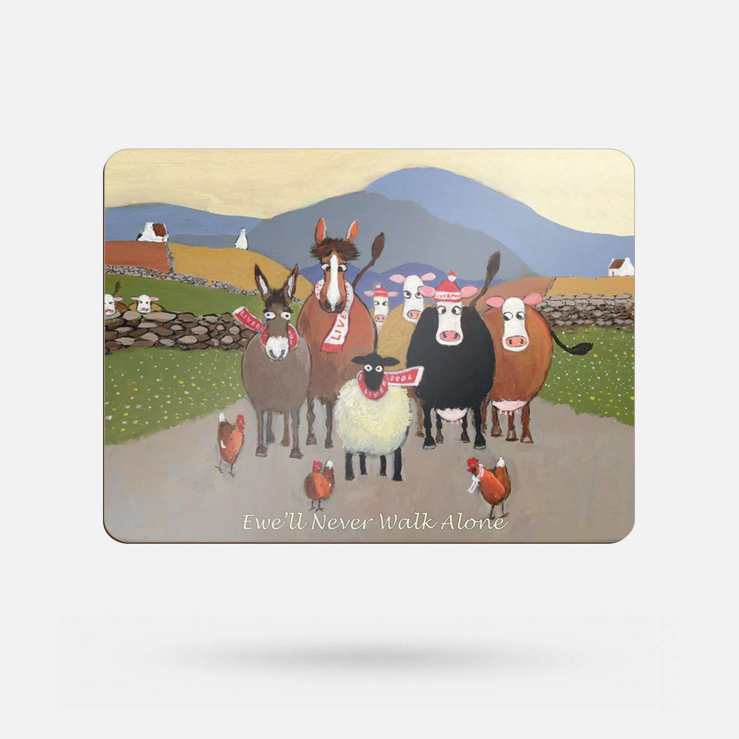 Ewe'll Never Walk Alone by Thomas Joseph - Placemat - Spailpín