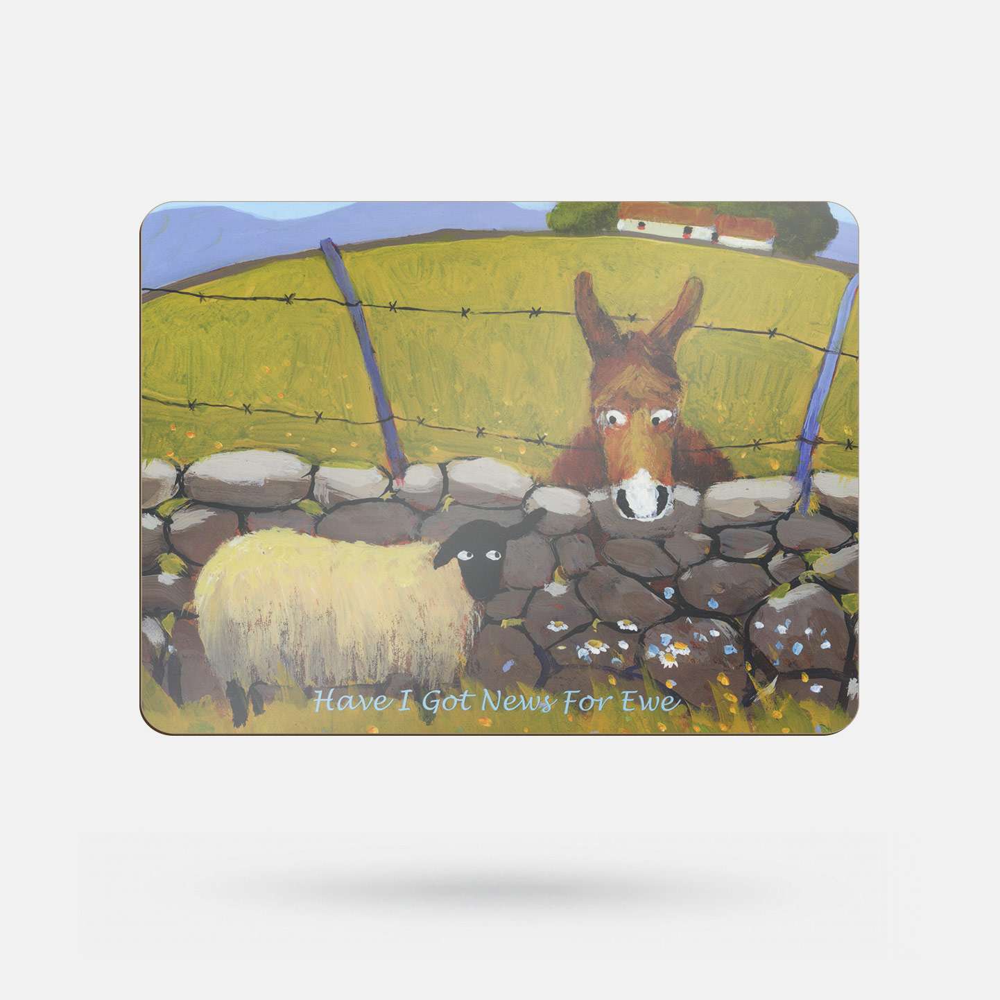 Have I Got News For Ewe by Thomas Joseph - Placemat - Spailpín