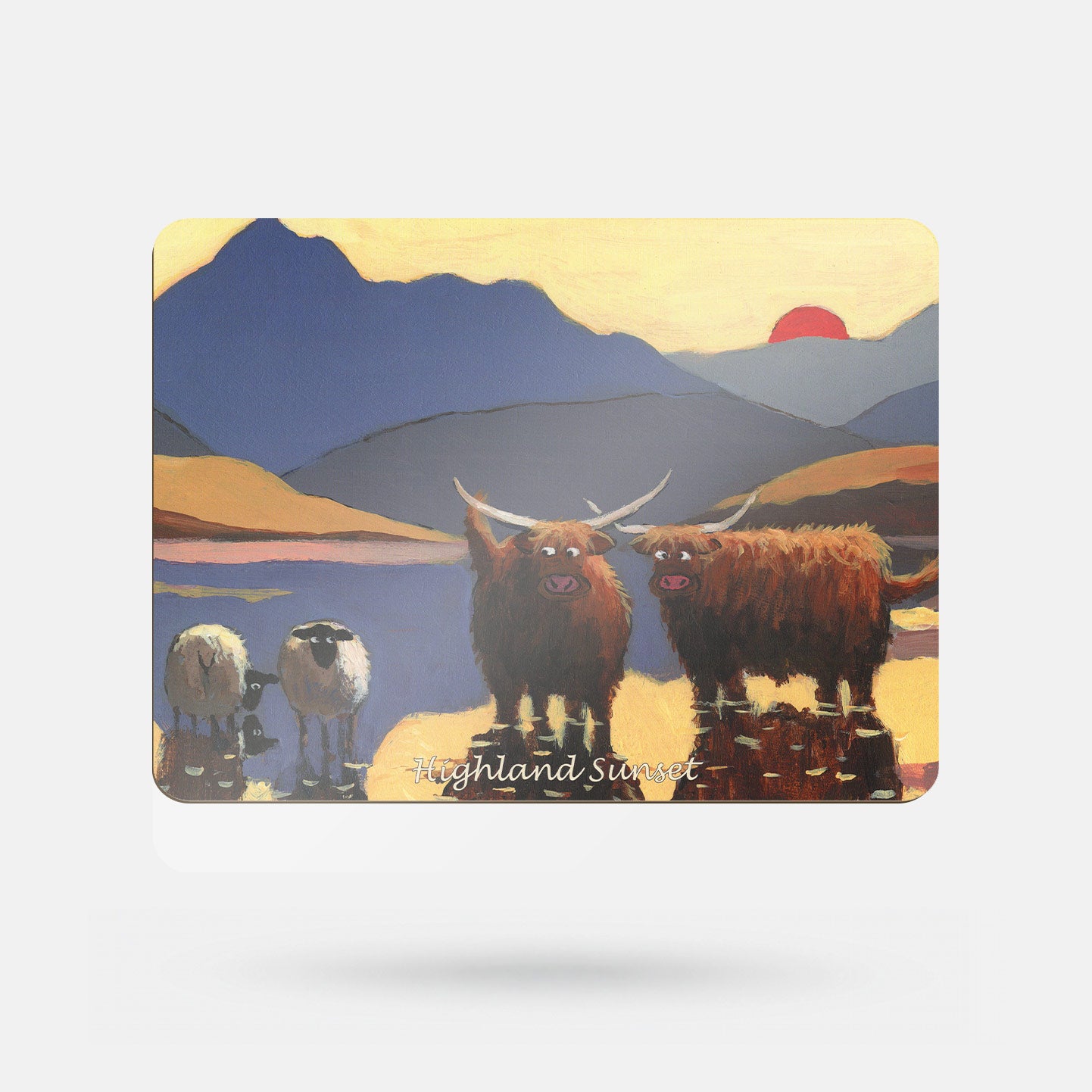 Highland Sunset le Thomas Joseph - Mata boird