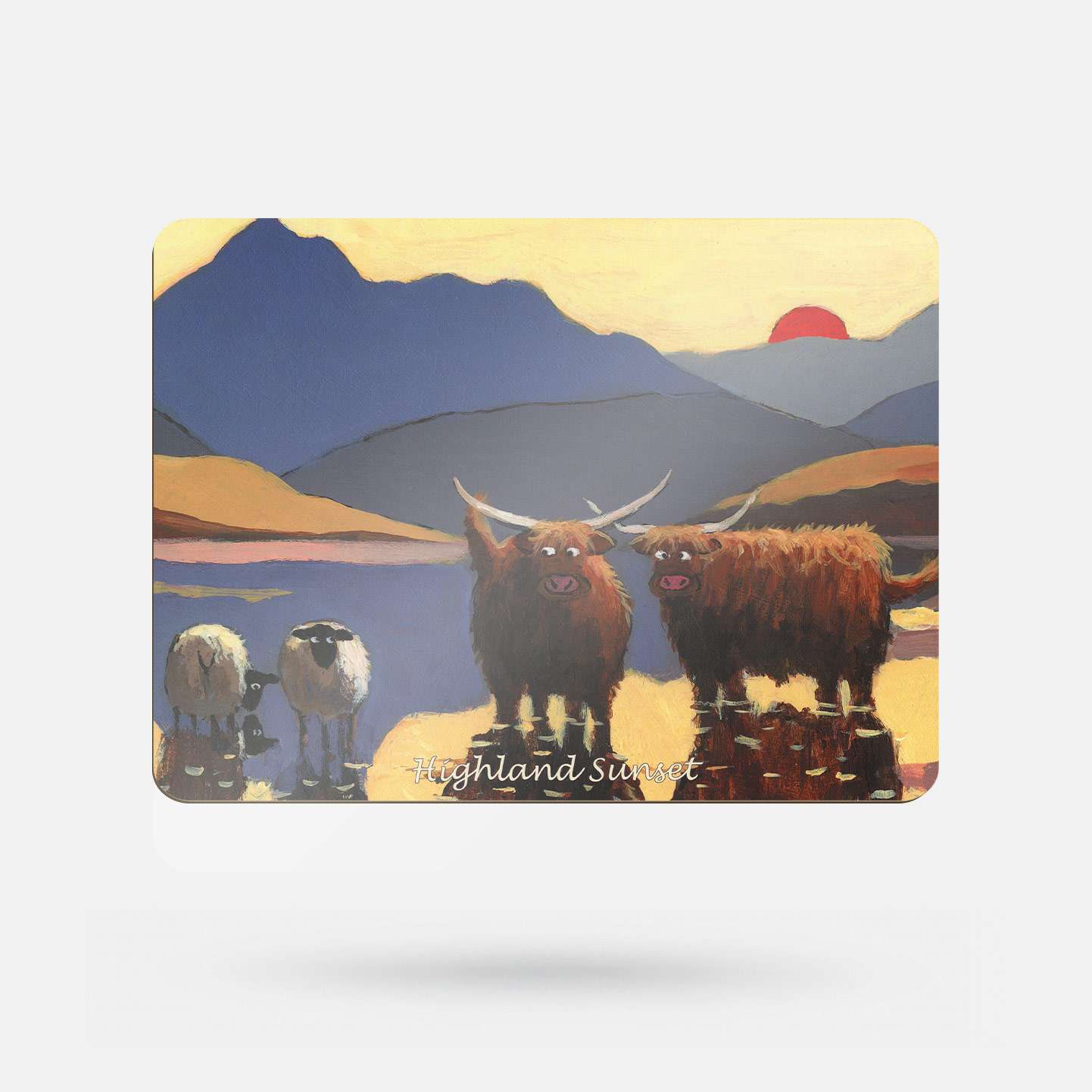 Highland Sunset by Thomas Joseph - Placemat - Spailpín