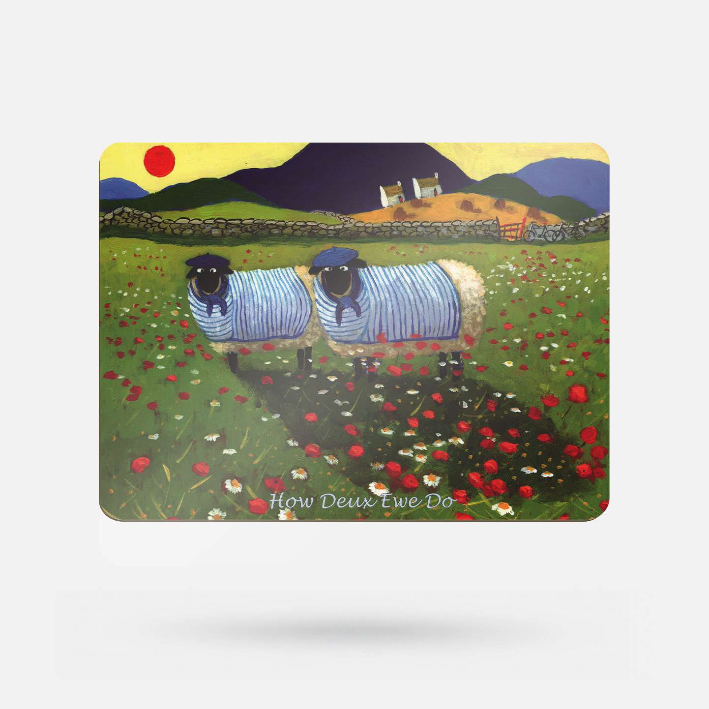 How Deux You Do by Thomas Joseph - Placemat - Spailpín