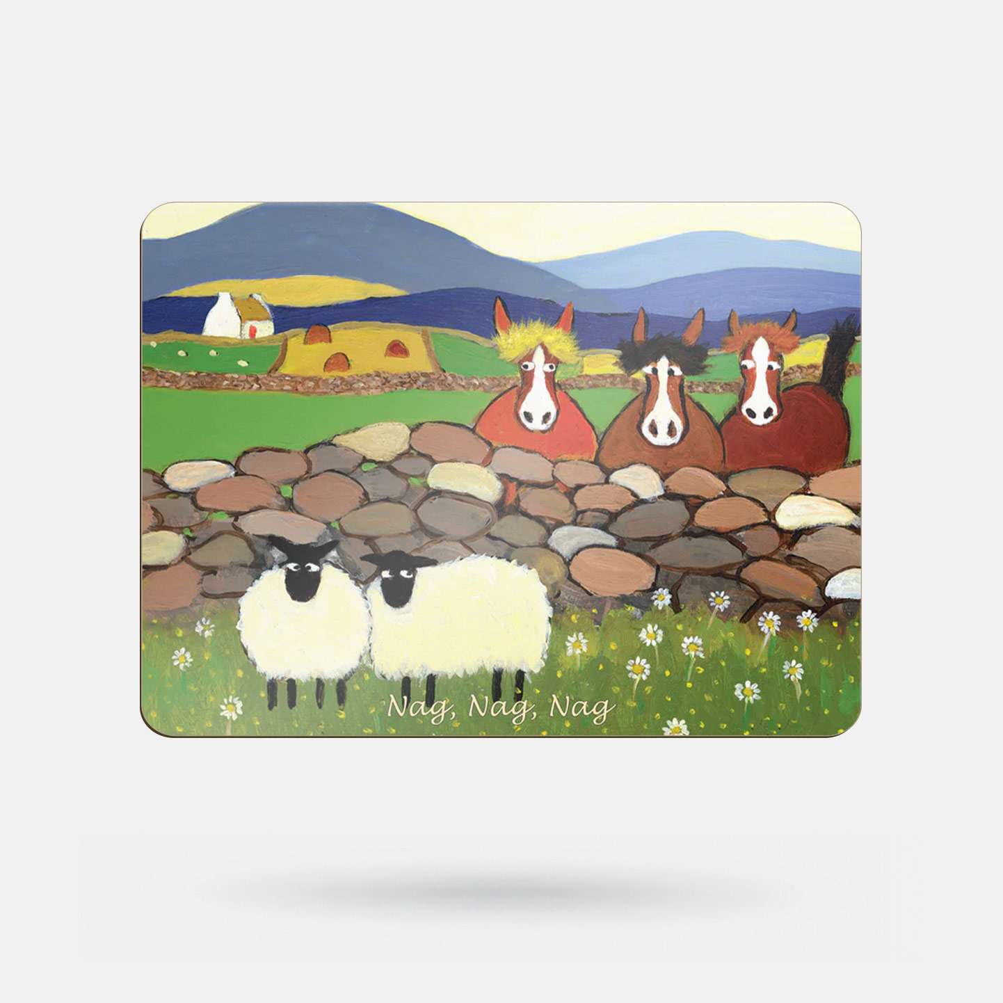 Nag, Nag, Nag by Thomas Joseph - Placemat - Spailpín